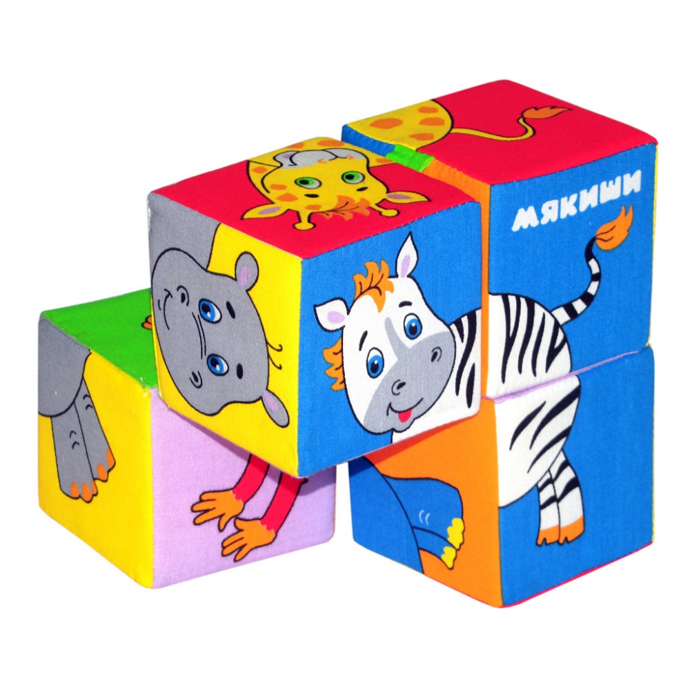 Кубики-мякиши "Собери картинку. Животные Африки" (210)