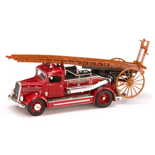 Коллекционная модель автомобиля "Пожарная машина. DENNIS LIGHT FOUR 1938" (Yat Ming 43011)
