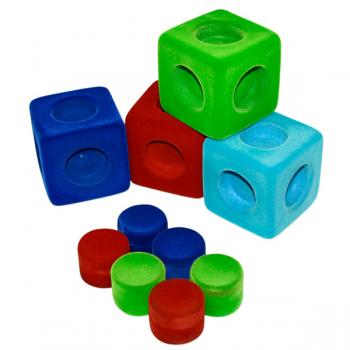 Набор из натурального каучука "Мягкие кубики" (Rubbabu 13649)