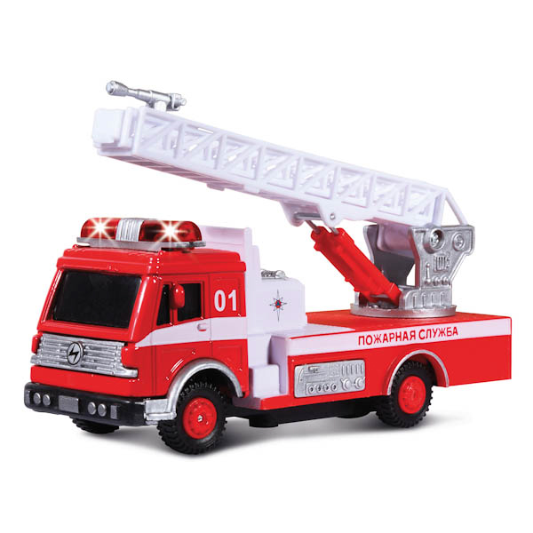 Машина металлическая инерционная "Пожарная служба" (Технопарк CT1061 (SL999WB))