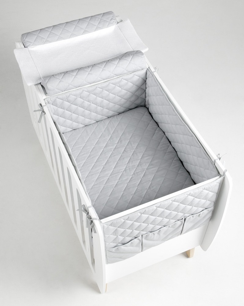 Сменное белье для кровати 76x60 Micuna Harmony серый (TX-1686)