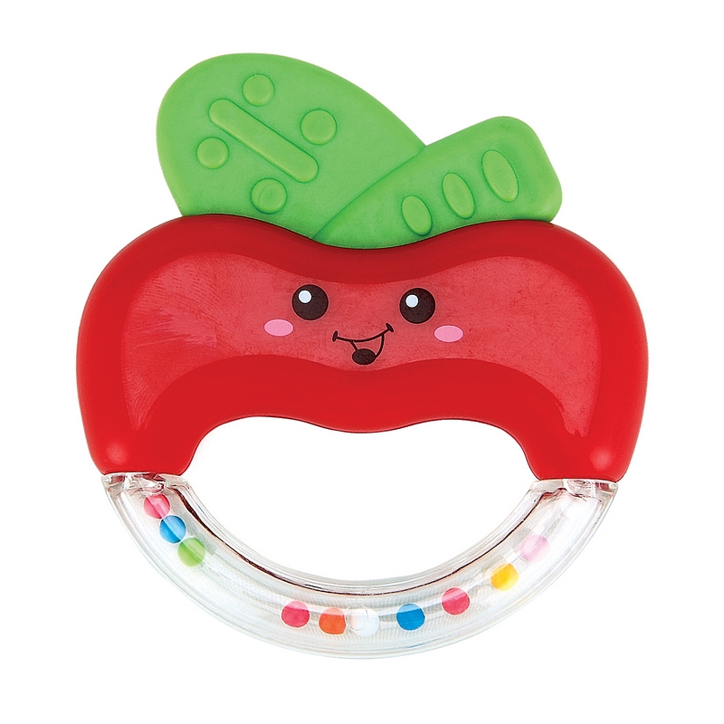 Погремушка-прорезыватель "Apple Fun" (Happy Baby 330305)