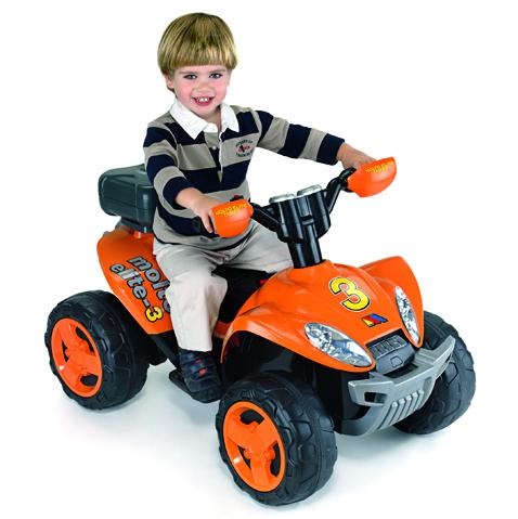 Детский квадроцикл Molto Elite 3 оранжевый (Полесье 35899)