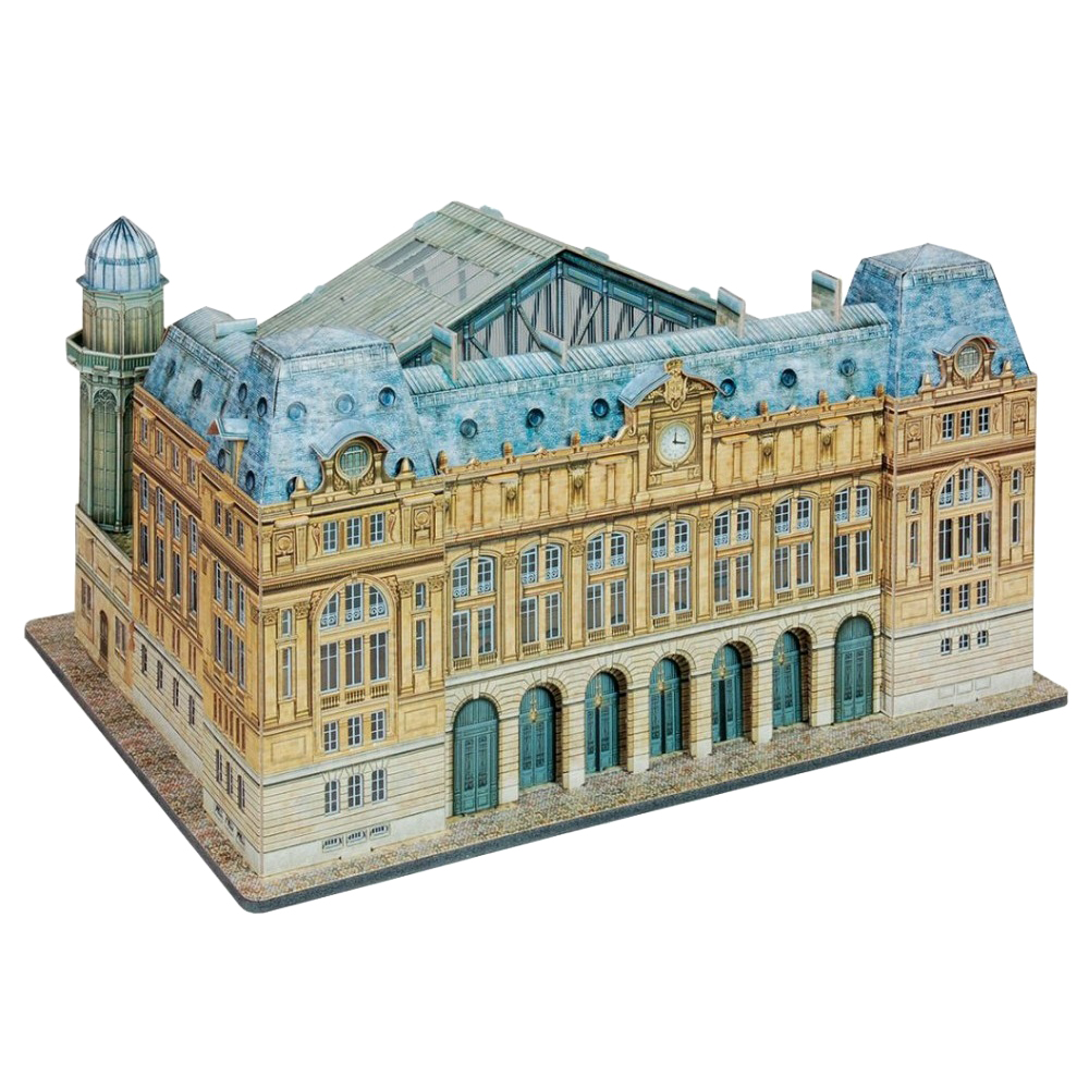 Сборная модель из картона "Вокзал Сен-Лазар" (Умная Бумага 301)