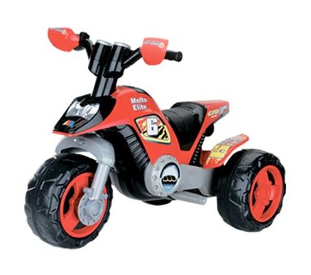 Детский мотоцикл Molto Elite 6 красный (Полесье 35882)