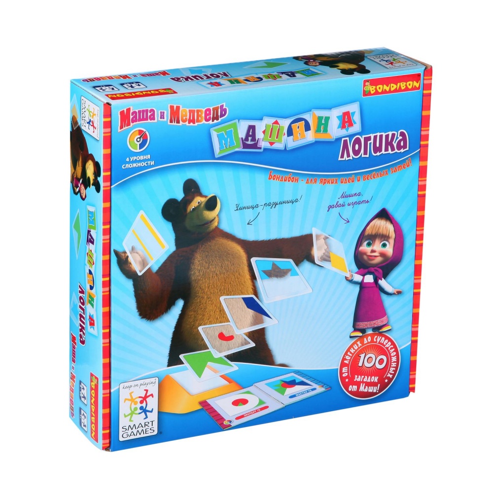 Логическая игра "SmartGames. Маша и Медведь. Машина логика" (Bondibon ВВ1050)