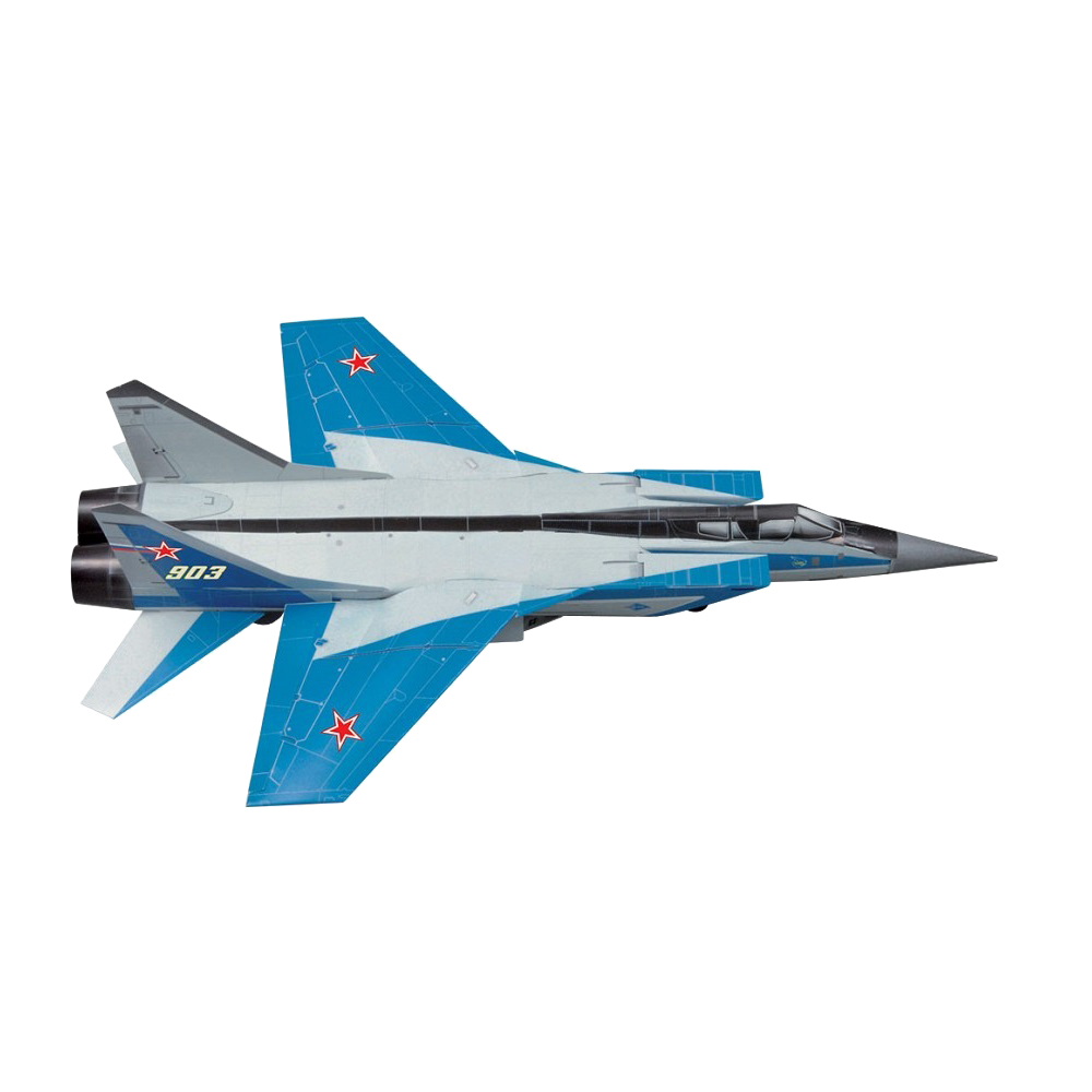 Сборная модель из картона "Истребитель-перехватчик МиГ-31" (Умная Бумага 184)