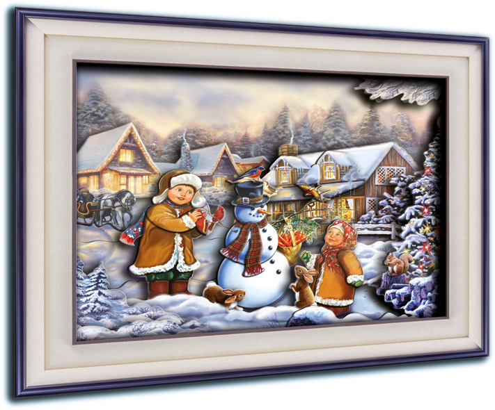 Объемная картина "Рождественская история" (Vizzle 0198)