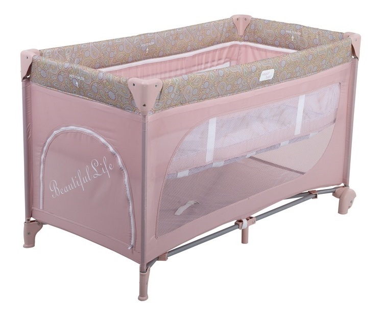 Манеж-кровать Happy Baby Martin Pink (2443)
