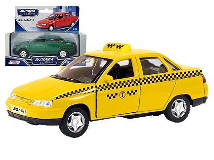 Модель автомобиля "ЛАДА 2110. Такси" (Autotime Collection 7864)