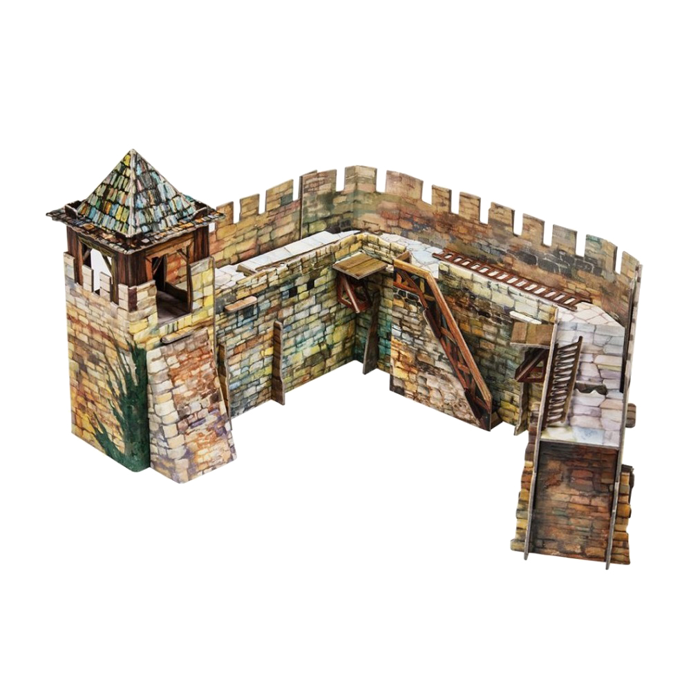 Сборная модель из картона "Крепостная стена" (Умная Бумага 286)