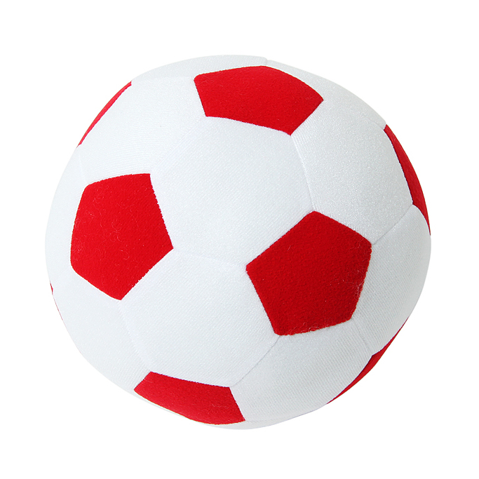 Детская мягкая игрушка "Мячик футбольный" (Дельфин Д-01-10)