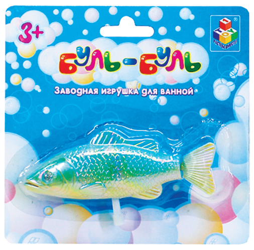 Заводная игрушка для ванны "Буль-Буль. Рыба" (1 TOY Т51344)