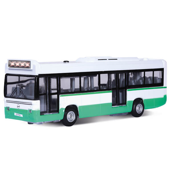 Автобус металлический инерционный "Городской" (Технопарк CT-1055 (SL701WB))
