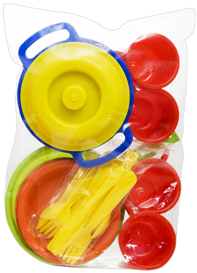 Набор игрушечной посуды "Настенька" (Росигрушка 9316)