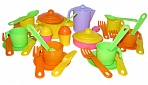 Набор игрушечной посуды на 6 персон "Настенька"