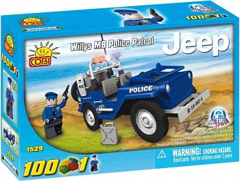 Конструктор "Action Town. Jeep Willys MB Police Patrol" (Cobi 1529)