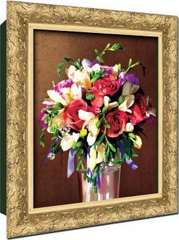 Объемная картина "Цветы. Ваза с цветами" (Vizzle 0188)