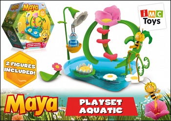 Игровой набор с фигурками "Пчелка Майя. Аквапарк" (iMC Toys 200210)