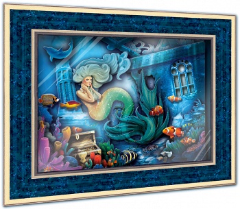 Объемная картина "Подводный мир. Тайны морских глубин" (Vizzle 0164)
