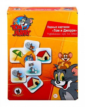 Развивающая игра "Парные картинки. Том и Джерри" (Русский стиль 03541)