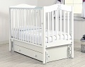 Кровать с маятником 120x60 Гандылян "Ванечка" белый