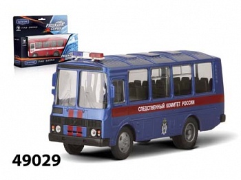 Модель автомобиля "ПАЗ-32053. Cледственный комитет" (Autotime Collection 49029)