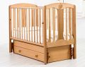 Кровать с маятником 120x60 Гандылян "Диана" натуральный