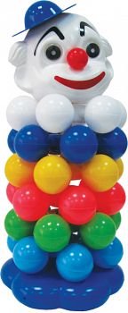 Пирамидка с шариками "Клоун" (Пластмастер 91001)