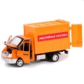 Машина металлическая инерционная "ГАЗЕЛЬ 3302. Аварийная служба"