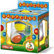 Юла прозрачная с шариками "Карусель"
