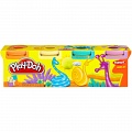 Пластилин цветной "Play-Doh" (4 цвета)