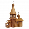 Сборная модель из картона "Деревянная церковь" (16 деталей)