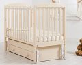 Кровать с маятником 120x60 Гандылян "Полина" слоновая кость