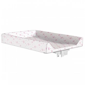 Пеленальная доска на кроватку 120x60 Micuna мишки/сердечки розовые (CP-744)