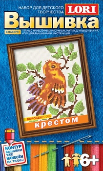 Вышивка крестом "Воробей" (Lori В-006)