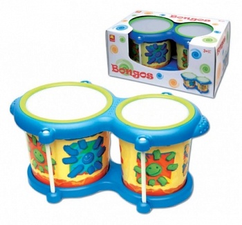 Детские барабаны "Бонго" (Halilit MD815)