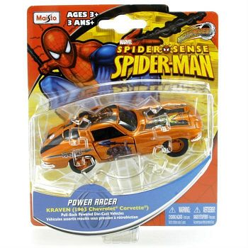 Машинка металлическая инерционная "Marvel. Spider-Man" (Maisto 25031)