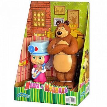 Игровой набор для ванны "Маша и Медведь. Маша-доктор с Мишкой" (GT6572)