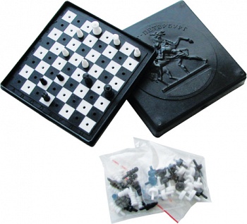 Игра комбинированная "Шашки и шахматы" (Пластмастер 40005)
