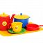 Набор игрушечной посуды "Шеф-повар" (Пластмастер 21010)