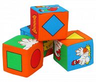 Набор мягких кубиков "Курочка Ряба" (4 элемента)