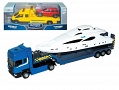 Модель тягача с яхтой "SCANIA TRANSPORT"