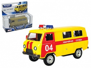 Модель автомобиля "УАЗ-39625. Аварийная служба" (Autotime Collection 30070)