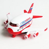 Самолет металлический инерционный "РОСАВИА"