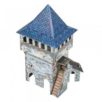 Сборная модель из картона "Верхняя башня" (Умная Бумага 242-01)
