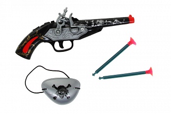 Пистолет пиратский с присосками (952)