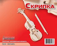 Сборная деревянная модель "Скрипка"