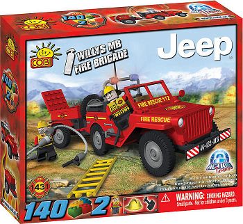 Конструктор "Action Town. Jeep Willys MB Fire Brigade" (Cobi 1431)