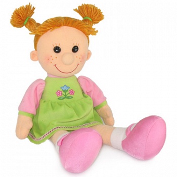 Мягкая игрушка "Кукла Майя в платье с вышивкой" (Lava 8371Z)